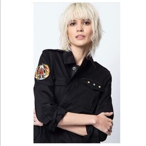 Zadig & Voltaire Military Jacket in Black.